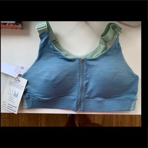 Outdoor voice zip bra